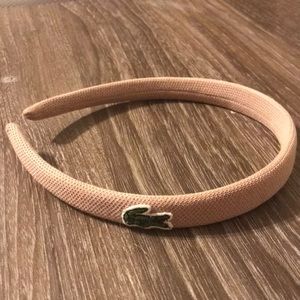 Peach Lacoste Headband